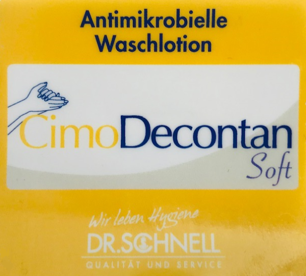 Labels Spender Antimikrobielle Waschlotion