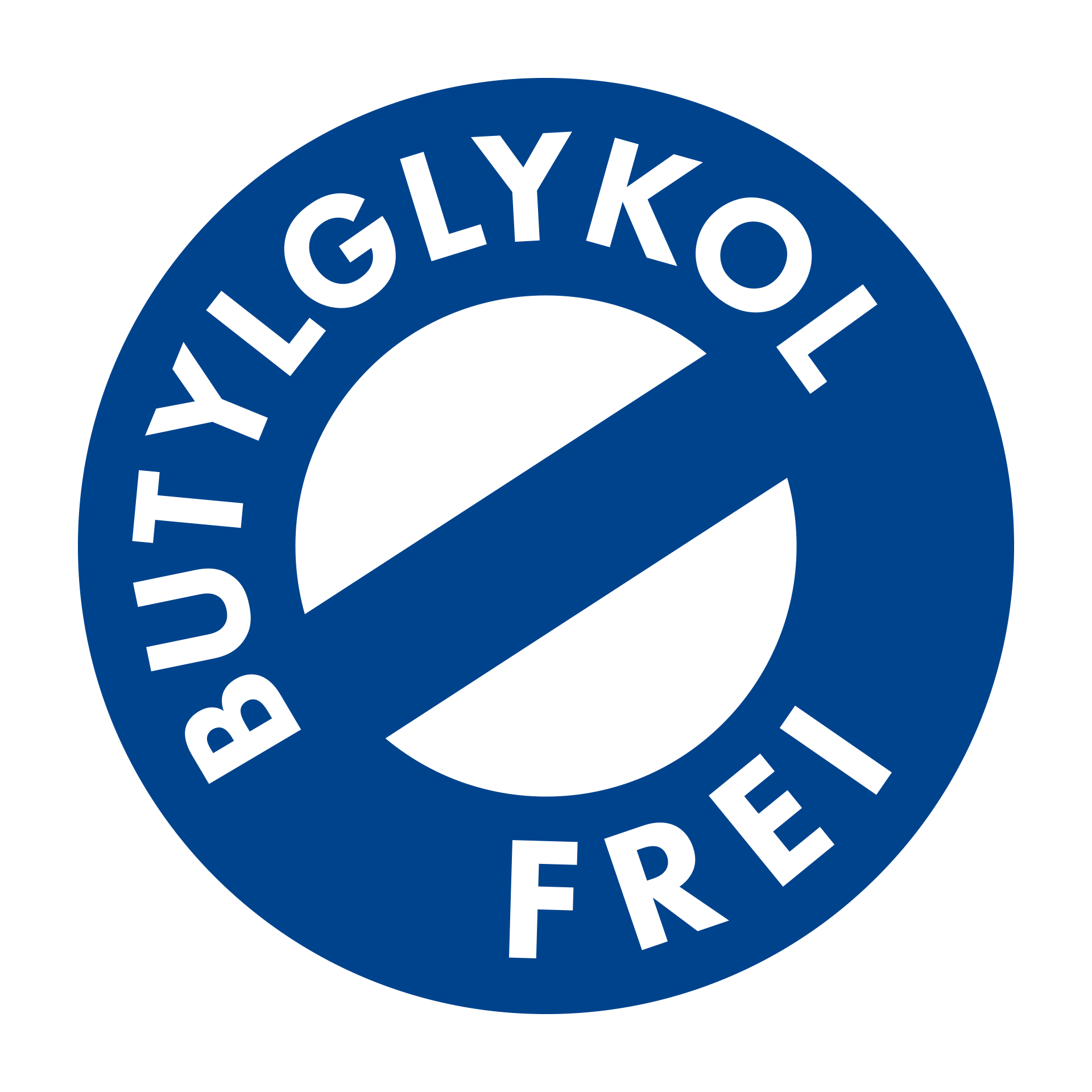 Frei von Butylglykol-2-Butoxyethanol