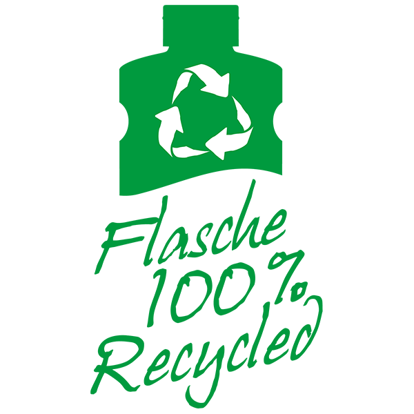 100% gerecyclede fles 100% gerecyclede fles