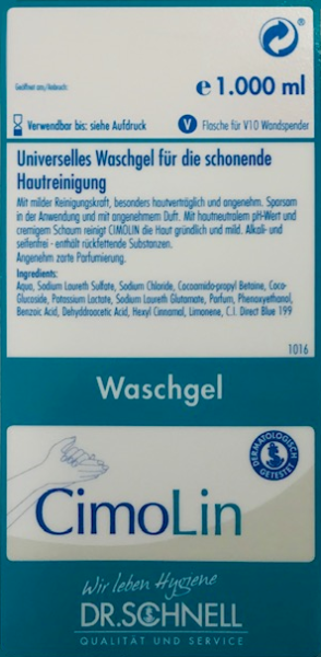 Labels Spender Hautreinigung